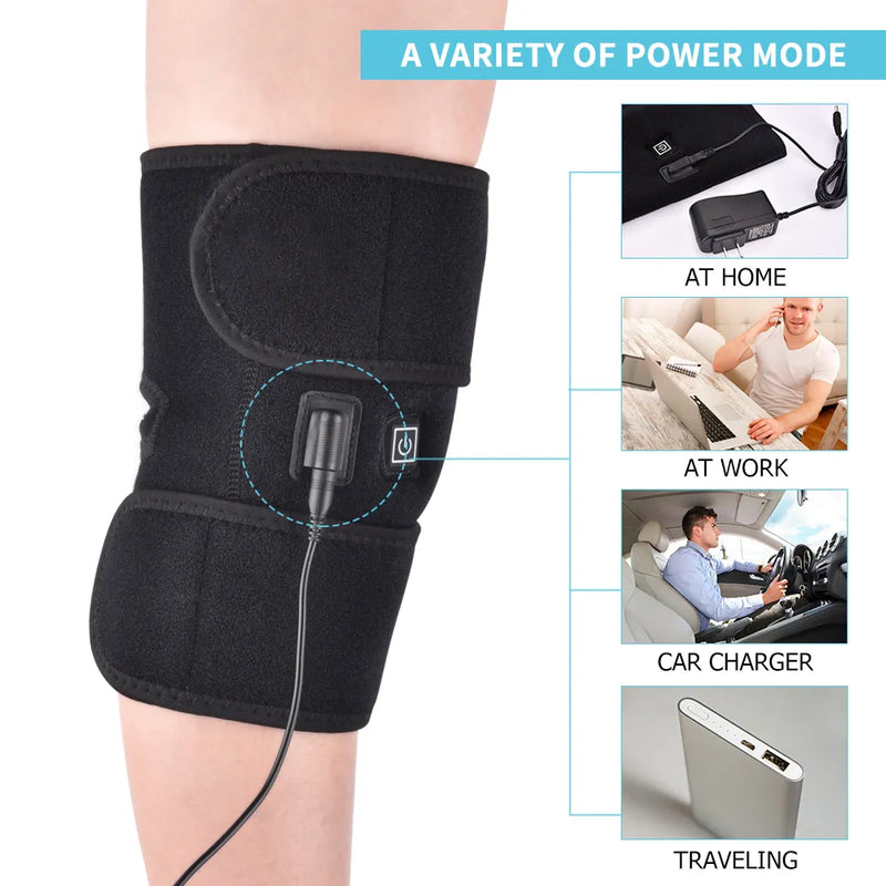 Arthritis Knee Support Brace Infrared Heating Therapy Kneepad Pain Relieve Knee Joint Pain Knee Rehabilitation Sports Knee AURA | Moda e Beleza feminina 