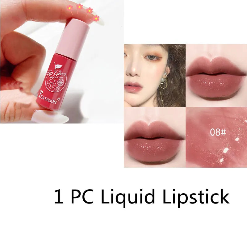 3Pcs/set Matte Velvet Lip Gloss Waterproof Long-lasting Liquid Lipstick Cosmetic Beauty Cream Lipstick Makeup maquillages YZL9 AURA | Moda e Beleza feminina 