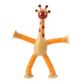 Children Suction Cup Giraffe Toys  Relief Telescopic Giraffe Toy Sensory Bellows Toys Anti-stress Squeeze Toy Toy  Kawaii AURA | Moda e Beleza feminina 