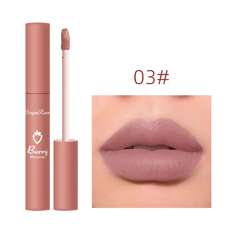 3Pcs/set Matte Velvet Lip Gloss Waterproof Long-lasting Liquid Lipstick Cosmetic Beauty Cream Lipstick Makeup maquillages YZL9 AURA | Moda e Beleza feminina 