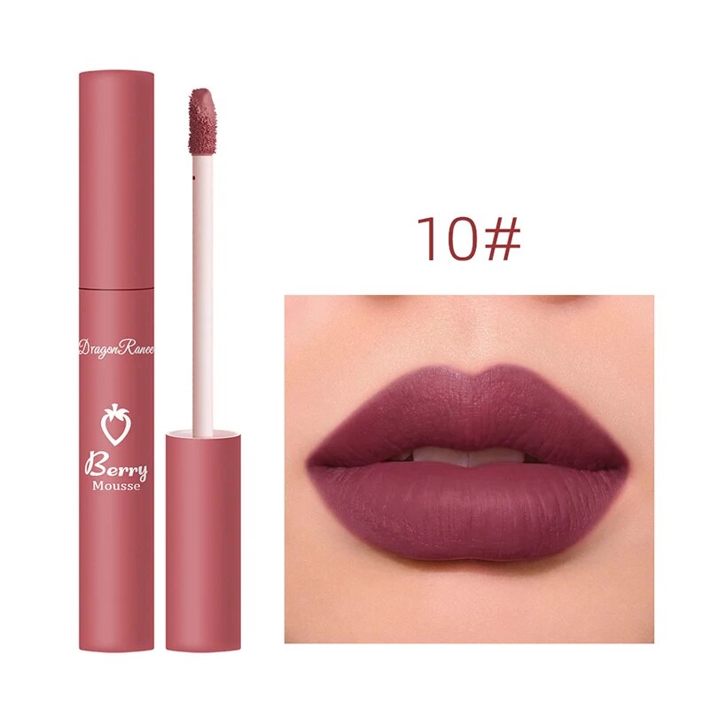 3Pcs/set Matte Velvet Lip Gloss Waterproof Long-lasting Liquid Lipstick Cosmetic Beauty Cream Lipstick Makeup maquillages YZL9 AURA | Moda e Beleza feminina 